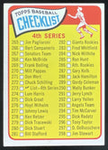 1965 Topps #273 4th Series Checklist: 265-352 product image 1, provided for visual reference and product detail review