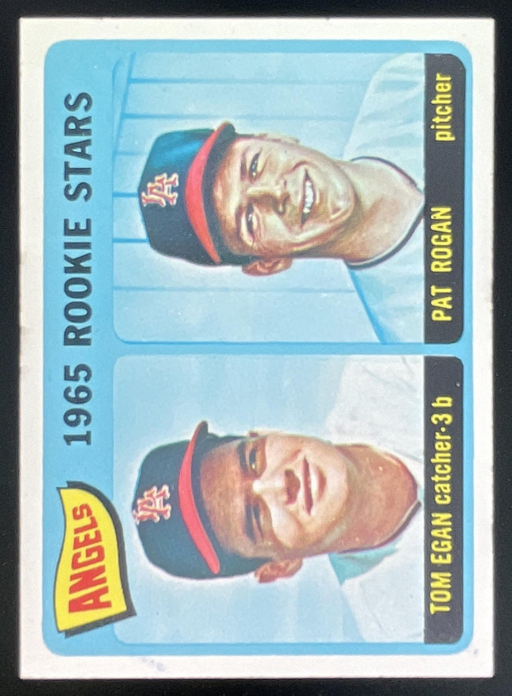 1965 Topps #486 Angels 1965 Rookie Stars Tom Egan Pat Rogan RS, RC product image 1, provided for visual reference and