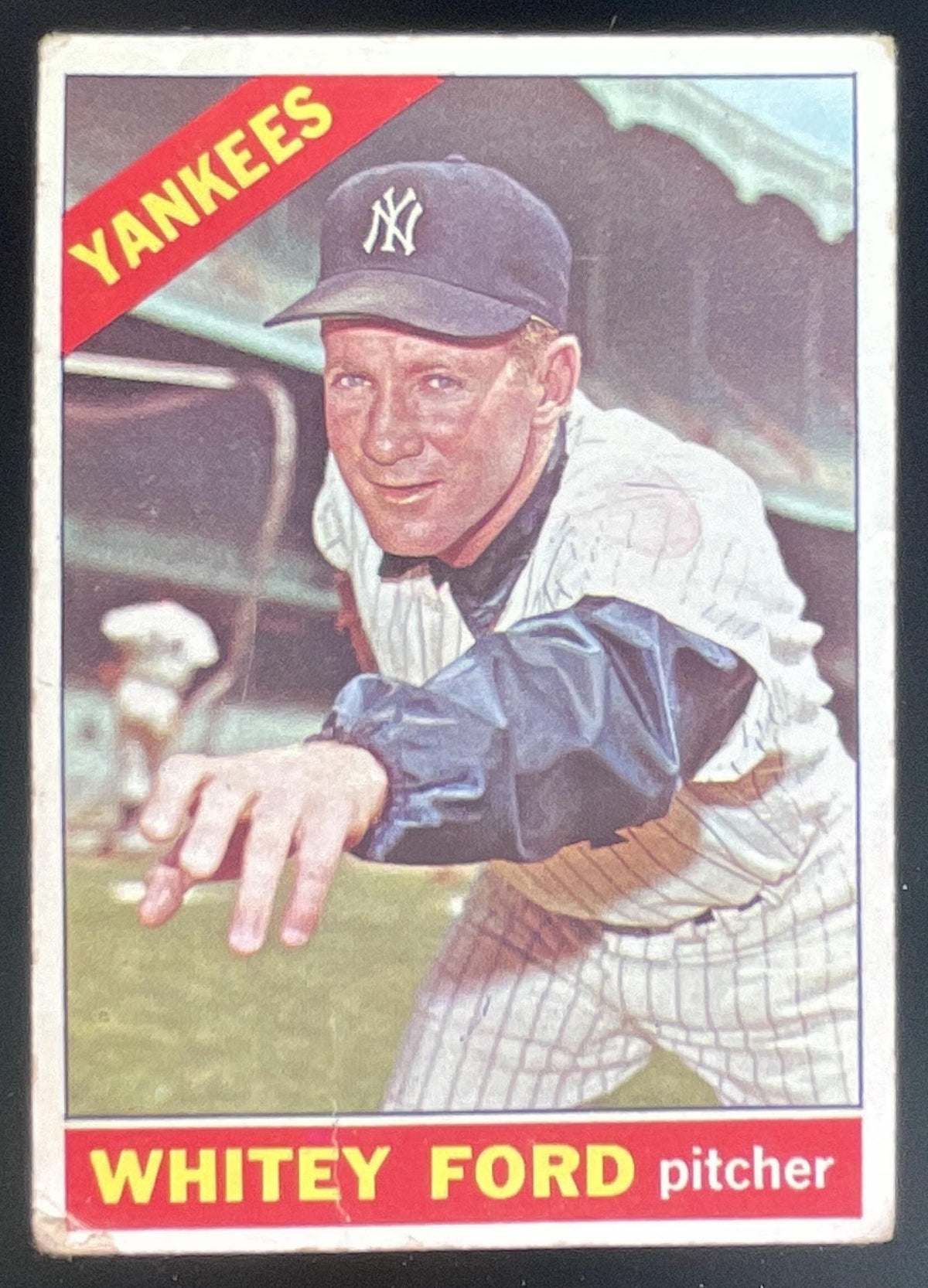 1966 Topps #160 Whitey Ford product image 1, provided for visual reference and product detail review