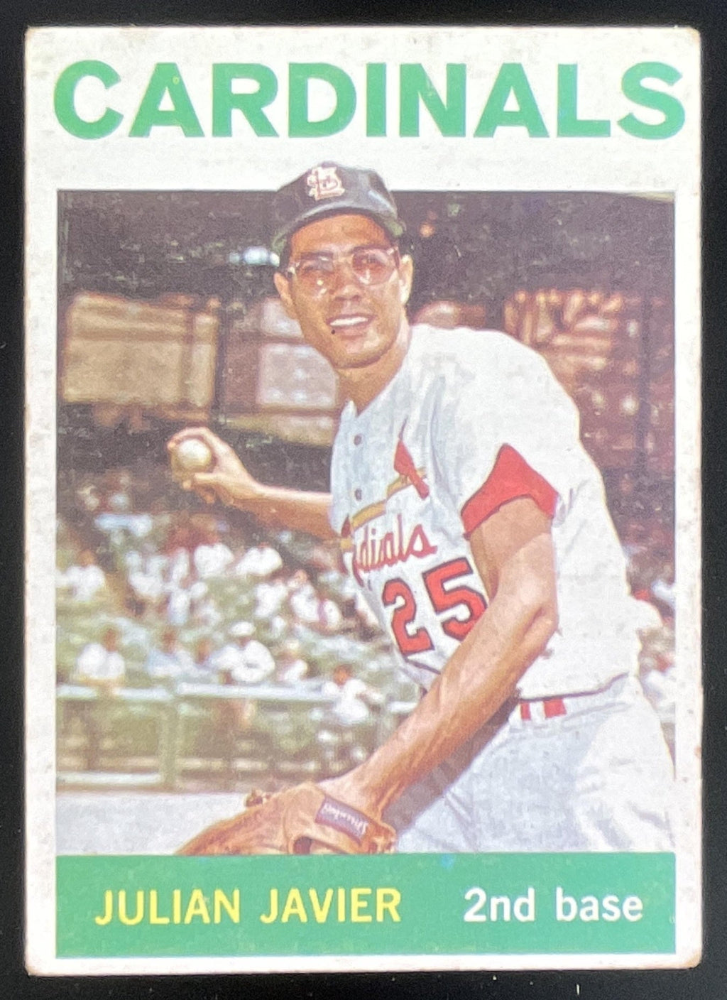 1964 Topps #446 Julian Javier product image 1, provided for visual reference and product detail review