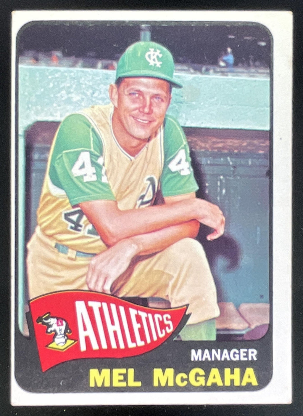 1965 Topps #391 Mel McGaha product image 1, provided for visual reference and product detail review