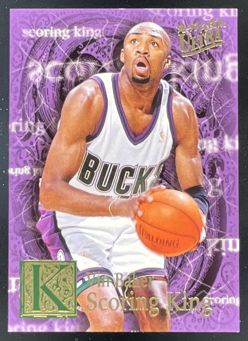 1996-97 Fleer Ultra Scoring Kings #15 Vin Baker product image 1, provided for visual reference and product detail review