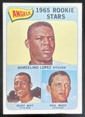 1965 Topps #537 Angels Rookie Stars Marcelino Lopez Rudy May Phil Roof RS, RC product image 1, provided for visual reference