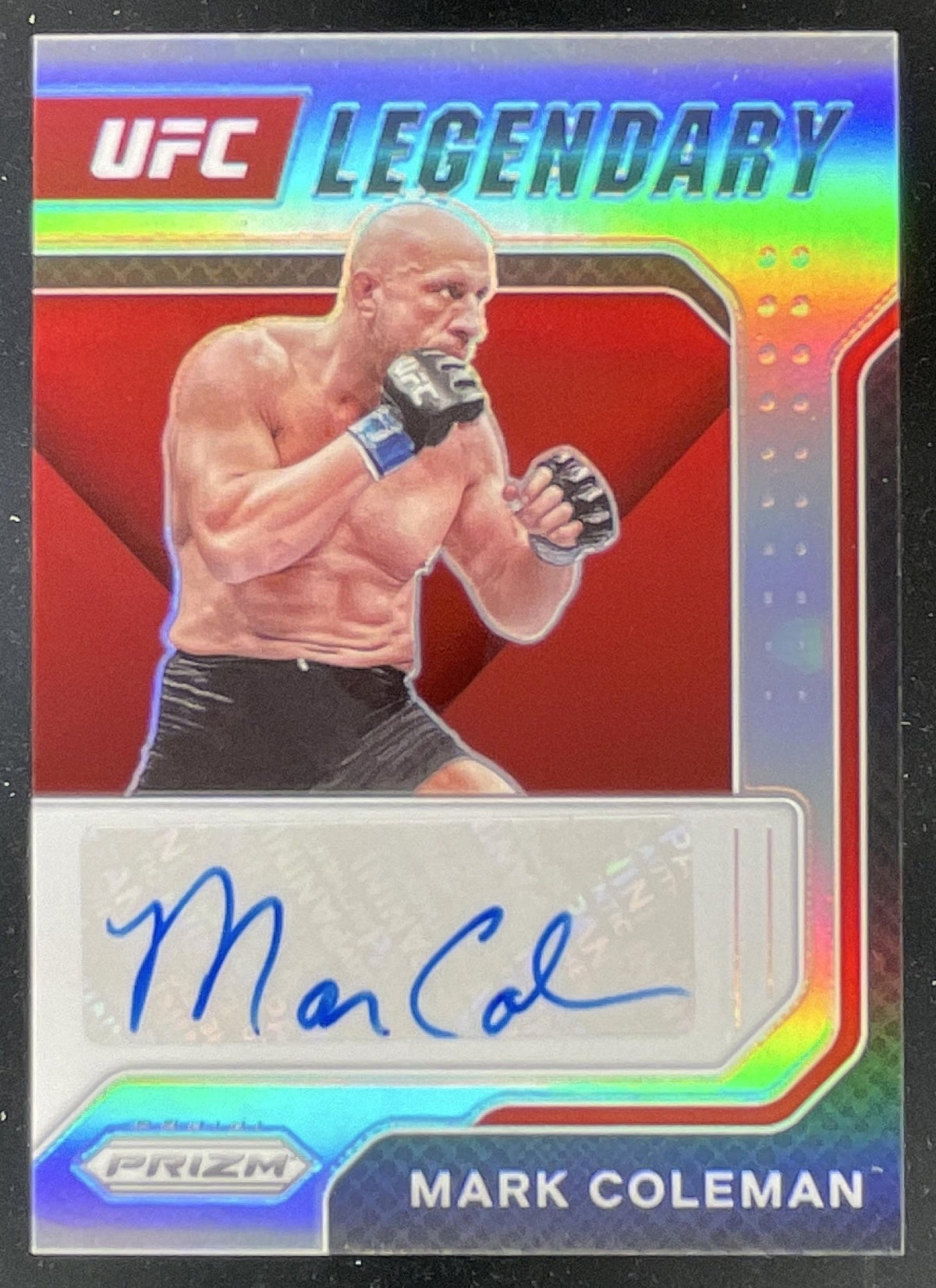 2022 Panini Prizm UFC Legendary Signatures Silver #LS-MCM Mark Coleman Auto product image 1, provided for visual reference