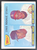 1965 Topps #374 Angels 1965 Rookie Stars Jose Cardenal Dick Simpson RS, RC product image 1, provided for visual reference