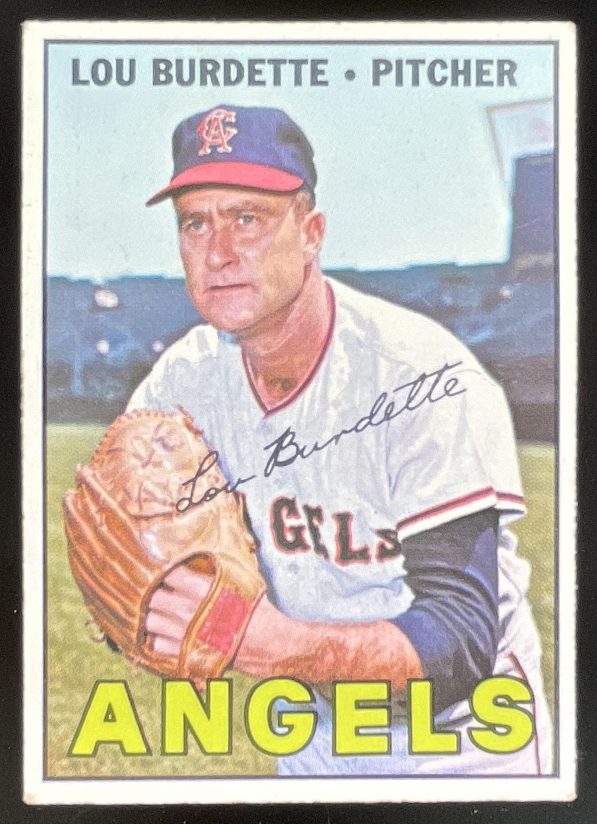 1967 Topps #265 Lew Burdette product image 1, provided for visual reference and product detail review