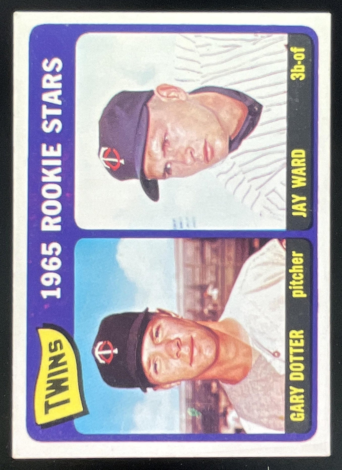 1965 Topps #421 Twins 1965 Rookie Stars Gary Dotter Jay Ward RS, RC product image 1, provided for visual reference and