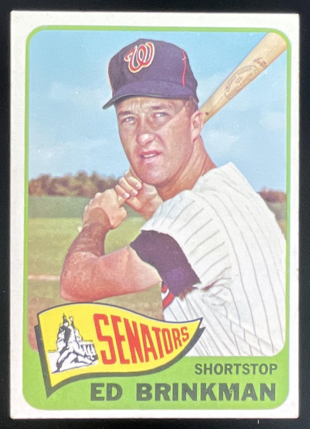1965 Topps #417 Ed Brinkman product image 1, provided for visual reference and product detail review