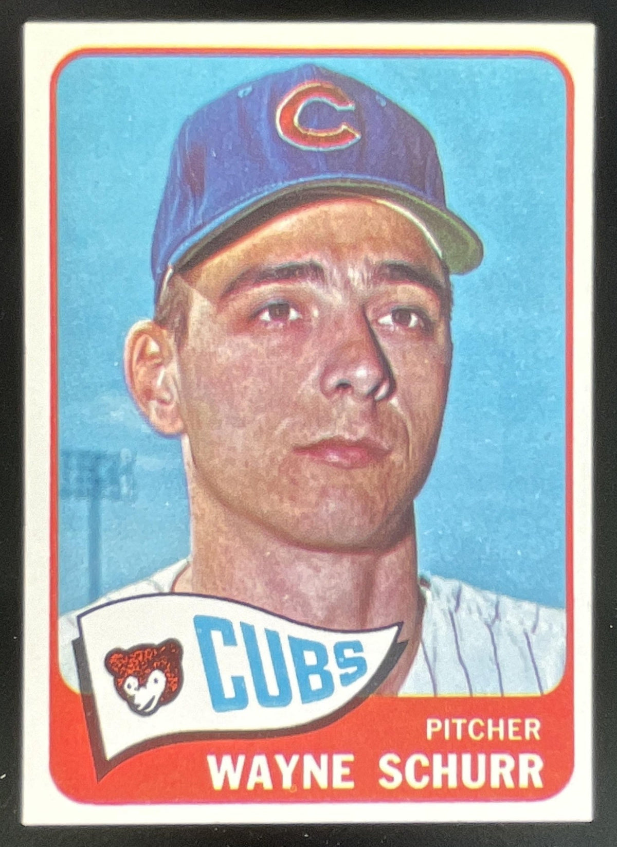 1965 Topps #149 Wayne Schurr product image 1, provided for visual reference and product detail review