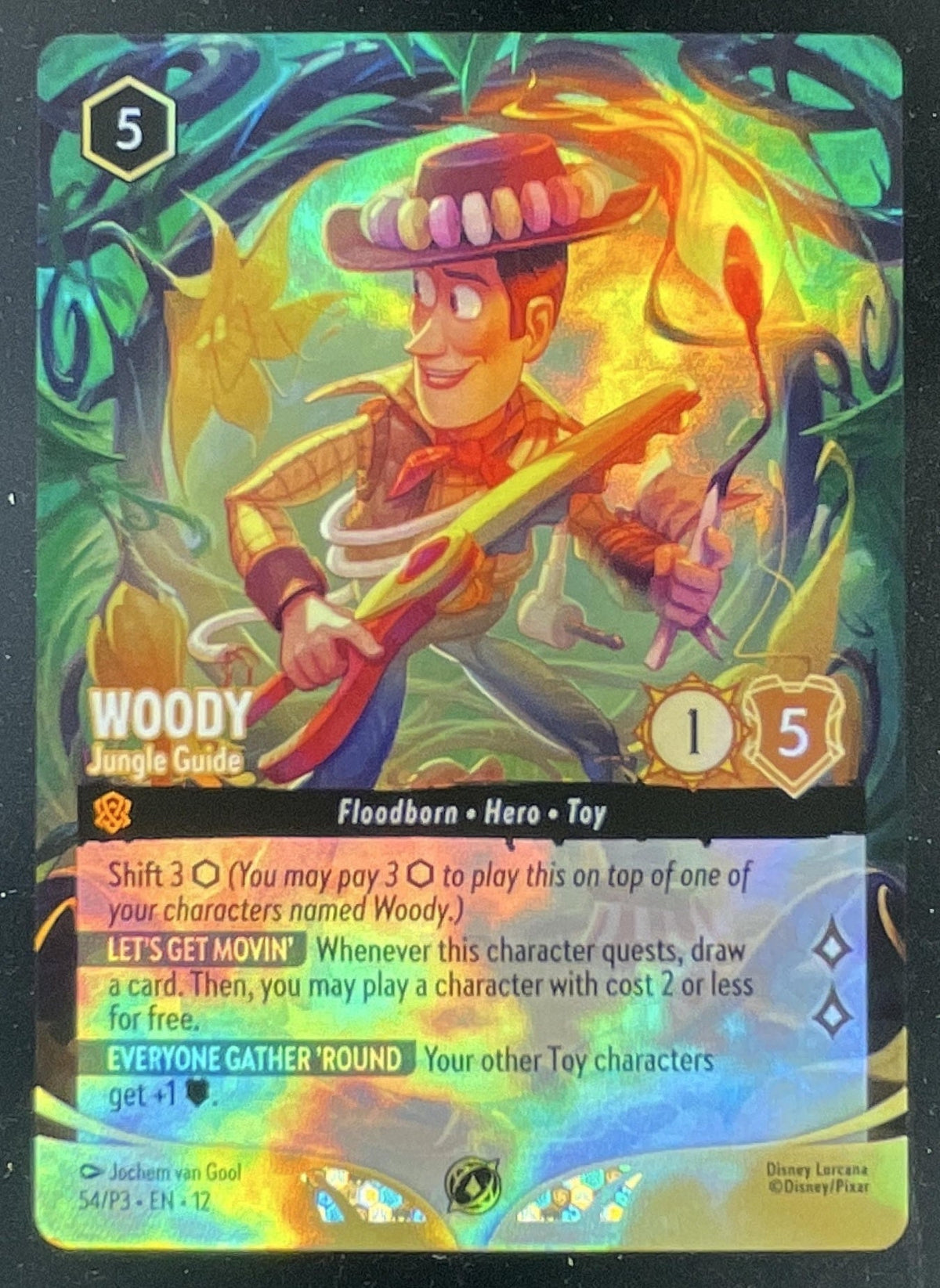 Disney Lorcana Woody - Jungle Guide Store Championship - Promo Cards DLPC product image 1, provided for visual reference and