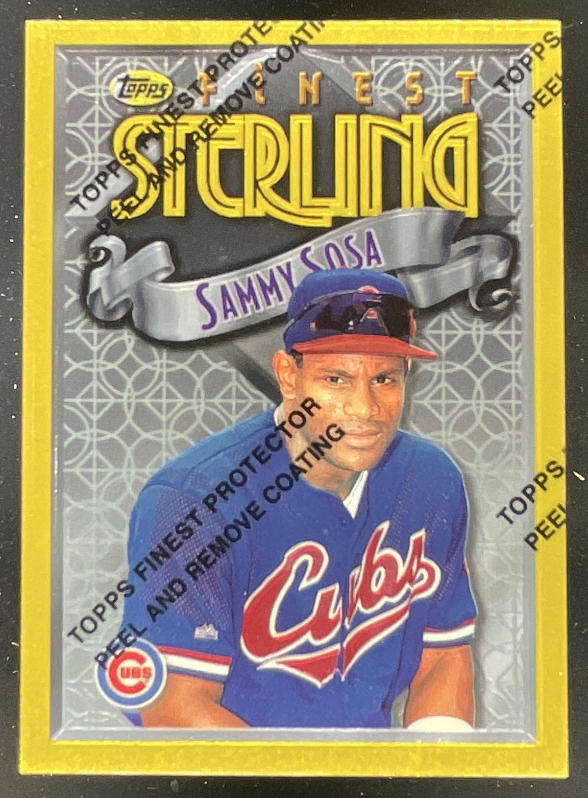 1996 Topps Finest #347 Sammy Sosa product image 1, provided for visual reference and product detail review