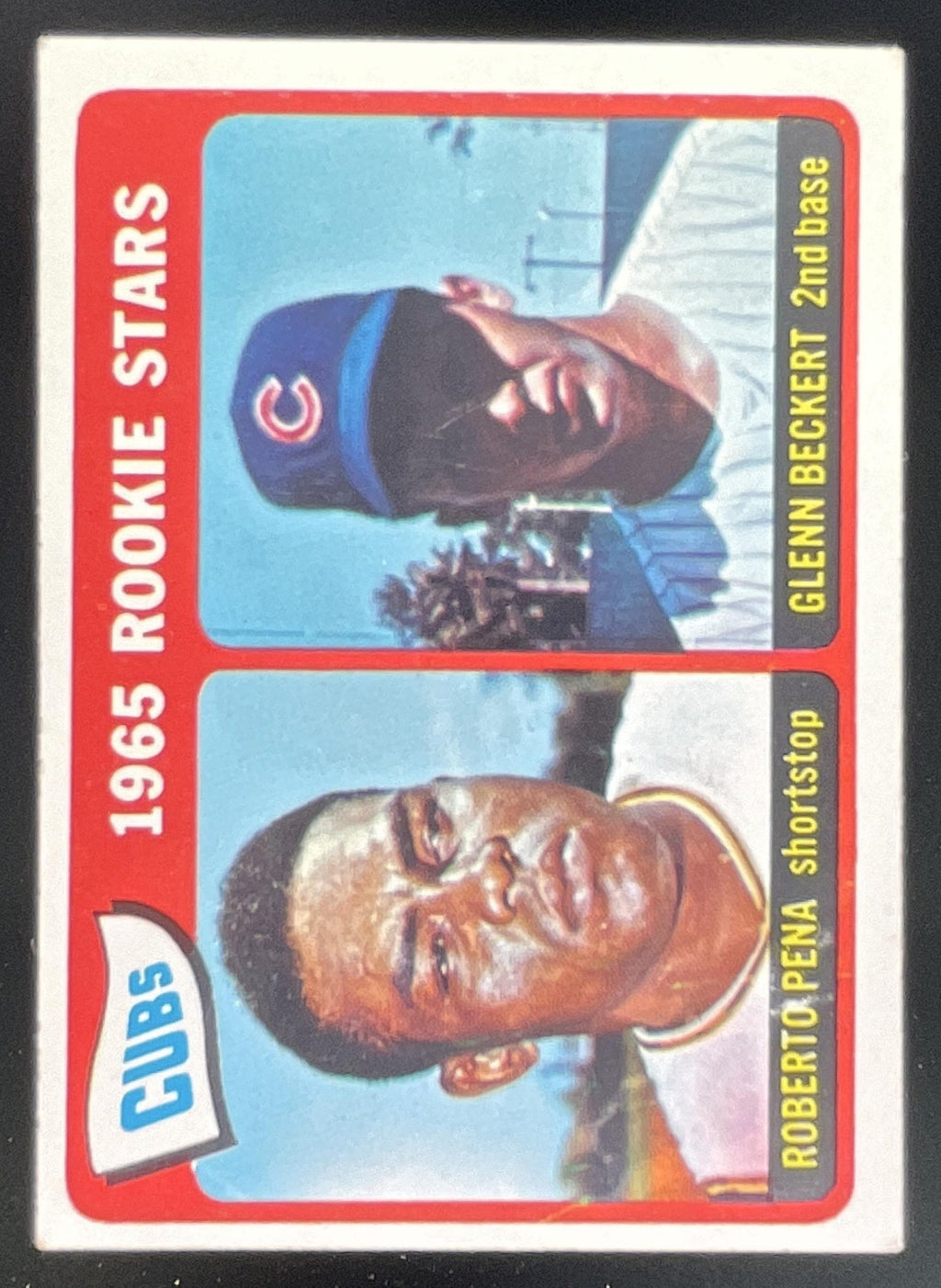 1965 Topps #549 Cubs 1965 Rookie Stars Roberto Pena Glenn Beckert RS, RC product image 1, provided for visual reference and