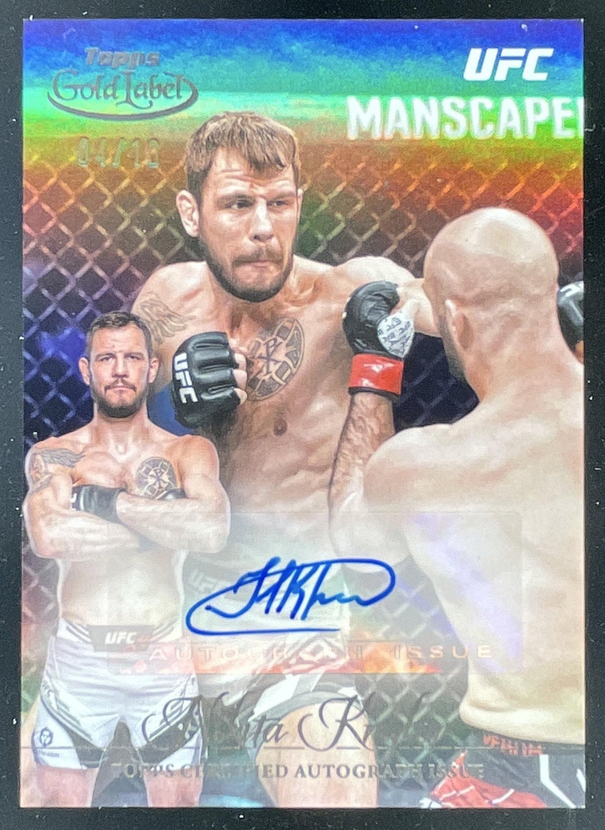 2024 Topps Gold Label UFC Gold Label Black #GLA-NKR Nikita Krylov Auto /10 product image 1, provided for visual reference
