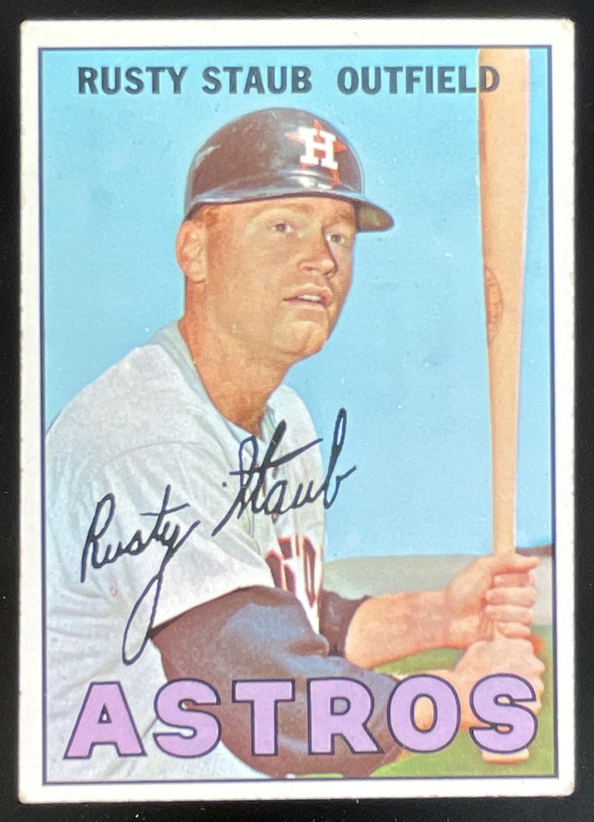 1967 Topps #73 Rusty Staub product image 1, provided for visual reference and product detail review