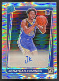 2021 Donruss Optic Rated Rookies Pulsar Prizm #190 Jonathan Kuminga RC Auto /19 product image 1, provided for visual