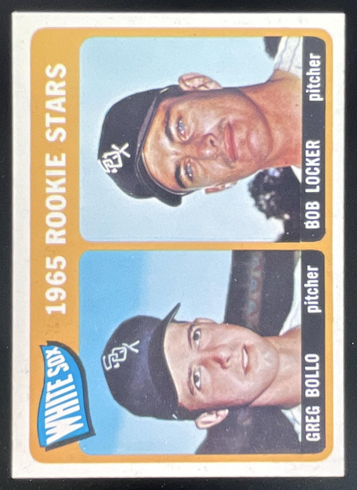 1965 Topps #541 White Sox 1965 Rookie Stars Greg Bollo Bob Locker RS, RC product image 1, provided for visual reference and