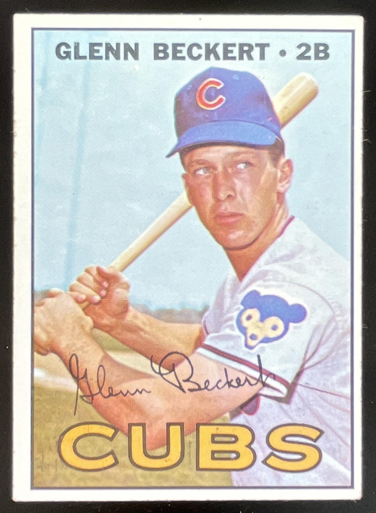 1967 Topps #296 Glenn Beckert product image 1, provided for visual reference and product detail review