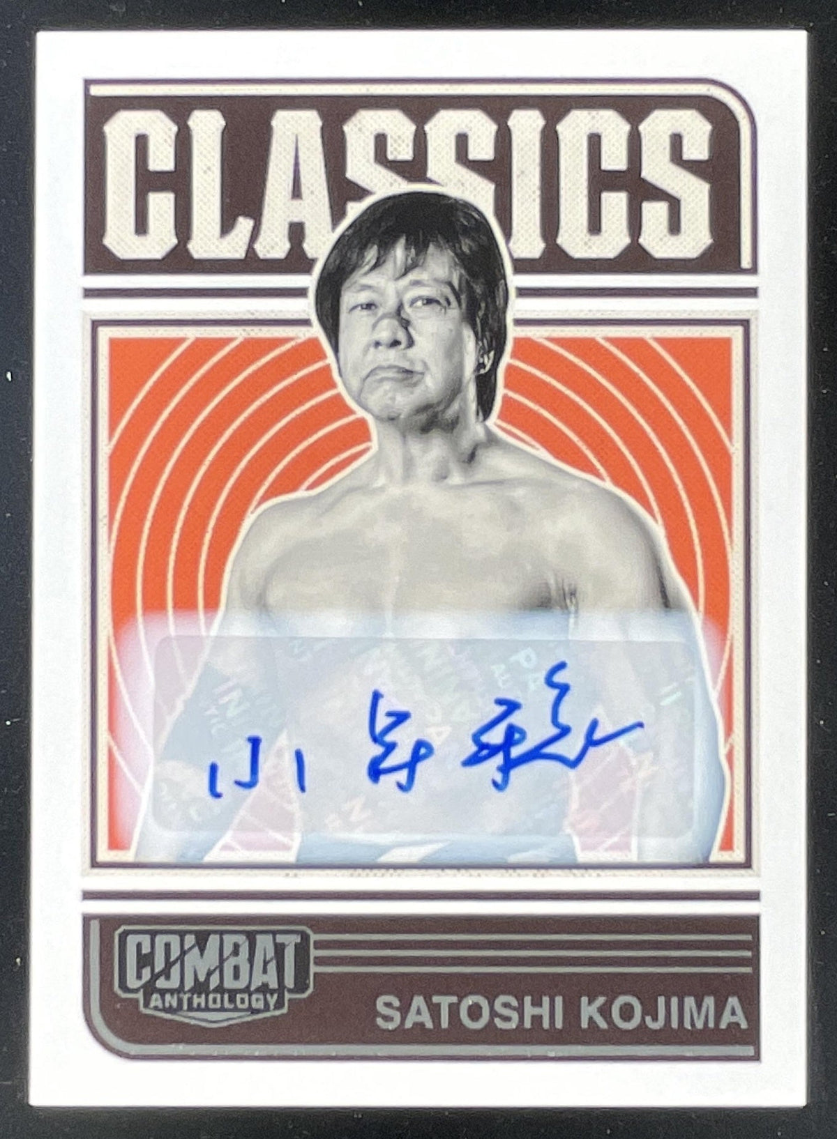 2025 Panini Combat Anthology Classics Signatures #3 Satoshi Kojima Auto product image 1, provided for visual reference and