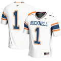#1 Bucknell Bison Endzone Football Jersey - White product image 1