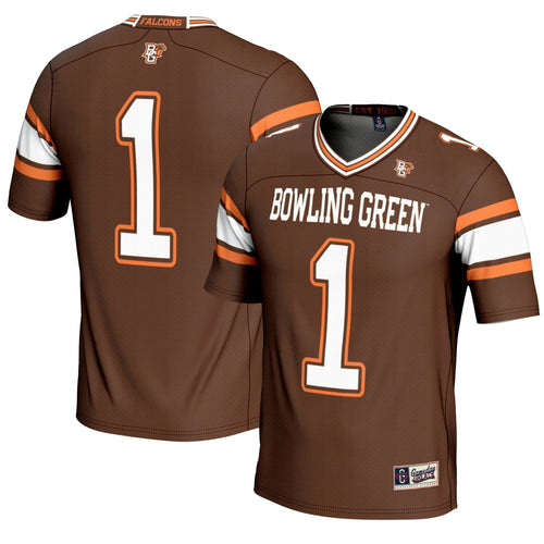 #1 Bowling Green St. Falcons Endzone Football Jersey - Brown product image 1