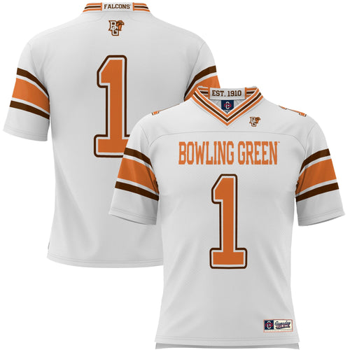 #1 Bowling Green St. Falcons Endzone Football Jersey - White product image 2