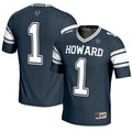 #1 Howard Bison Endzone Football Jersey - Navy product image 1