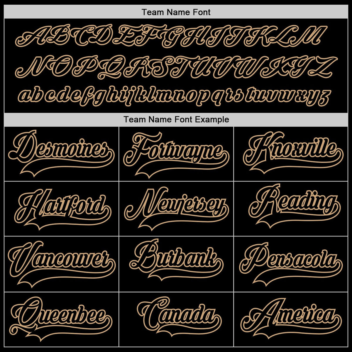 Custom Hockey Jersey - Black Black-Old Gold product image 7