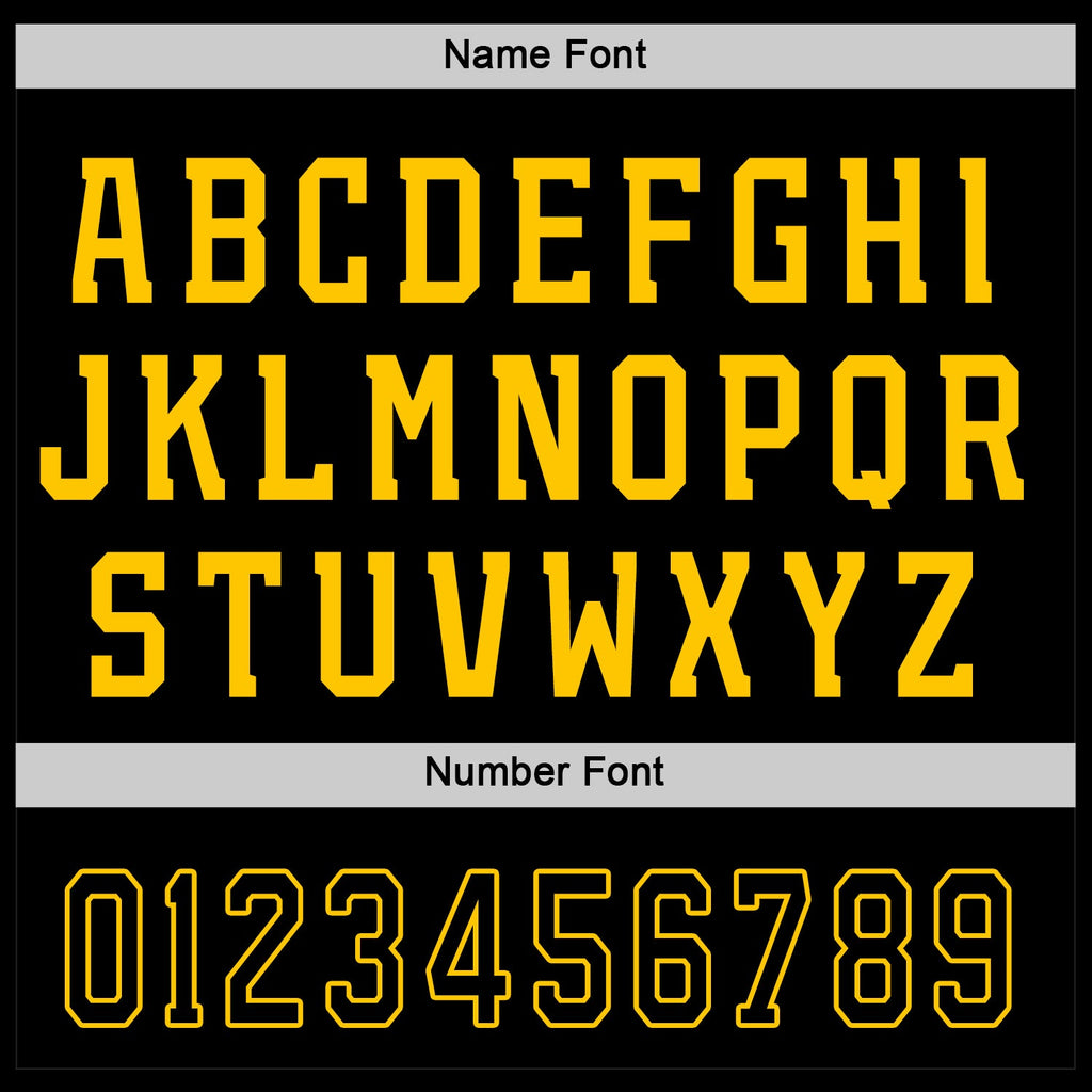 Custom Hockey Jersey - Black Black-Gold product image 6