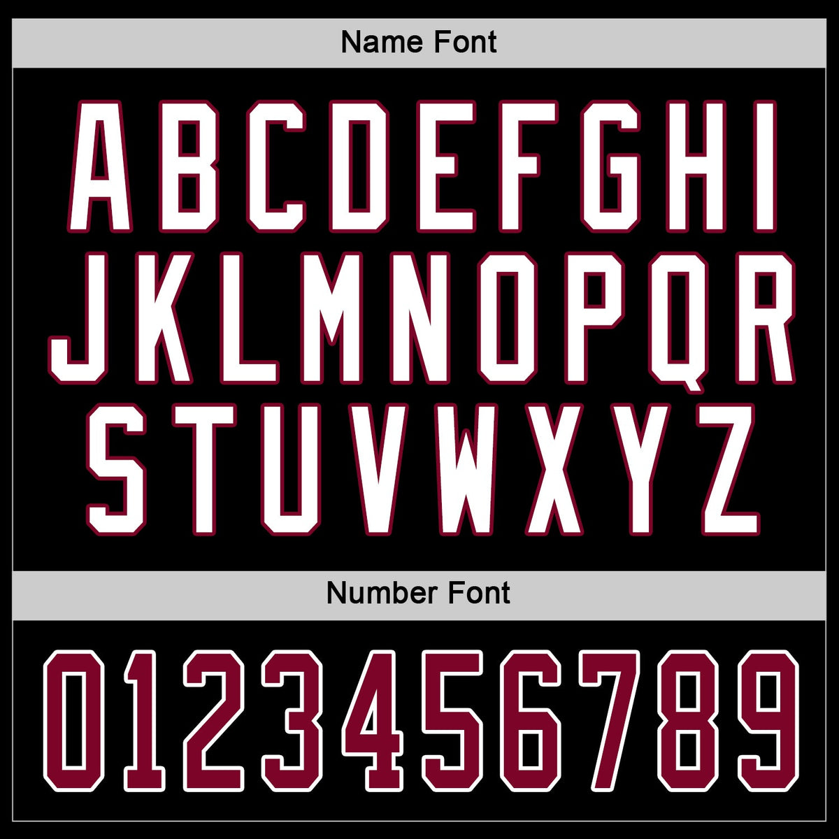 Custom Hockey Jersey - Black Maroon-White product image 3
