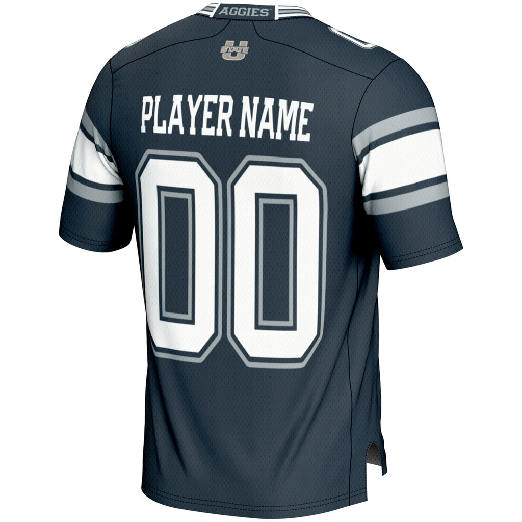 Utah State Aggies NIL Pick-A-Player Football Jersey - Navy product image 4