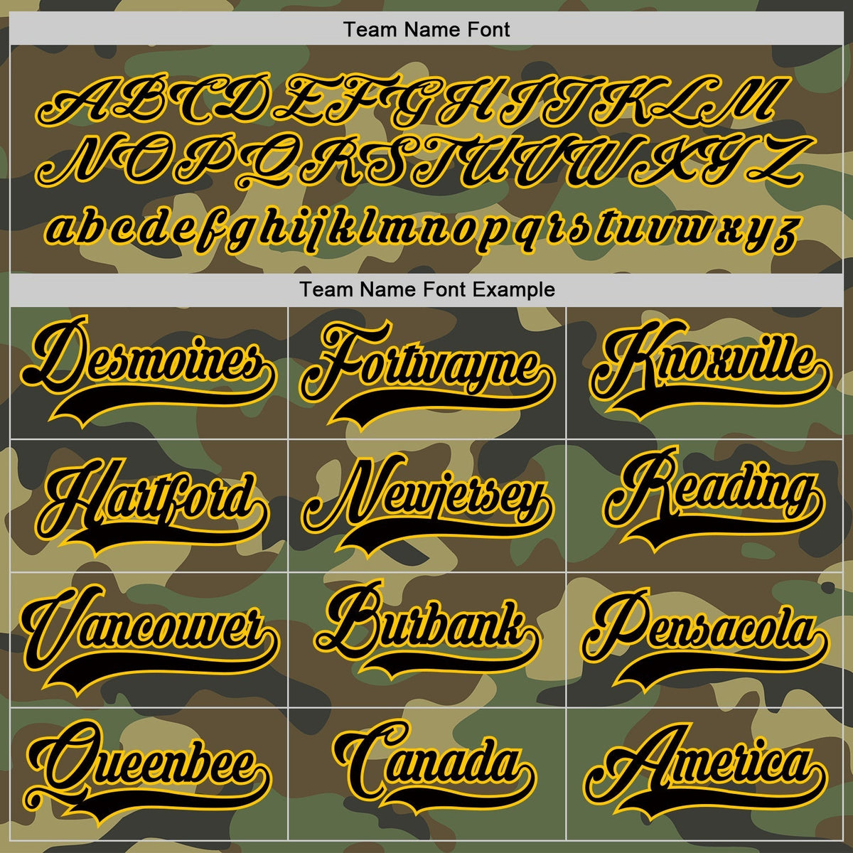 Custom Hockey Jersey - Camo Black-Gold Salute To Service product image 4