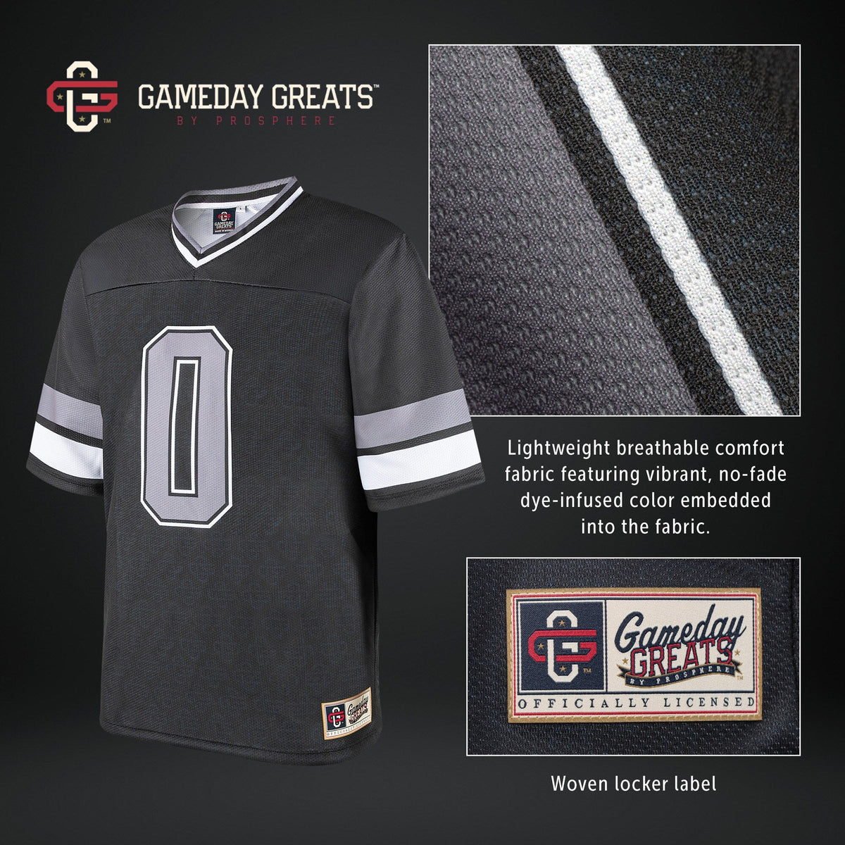 #1 Texas State Bobcats Endzone Football Jersey - Maroon product image 5
