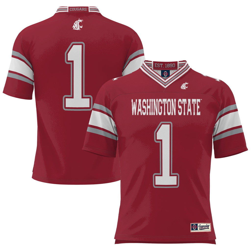 #1 Washington State Cougars Endzone Football Jersey product image 2