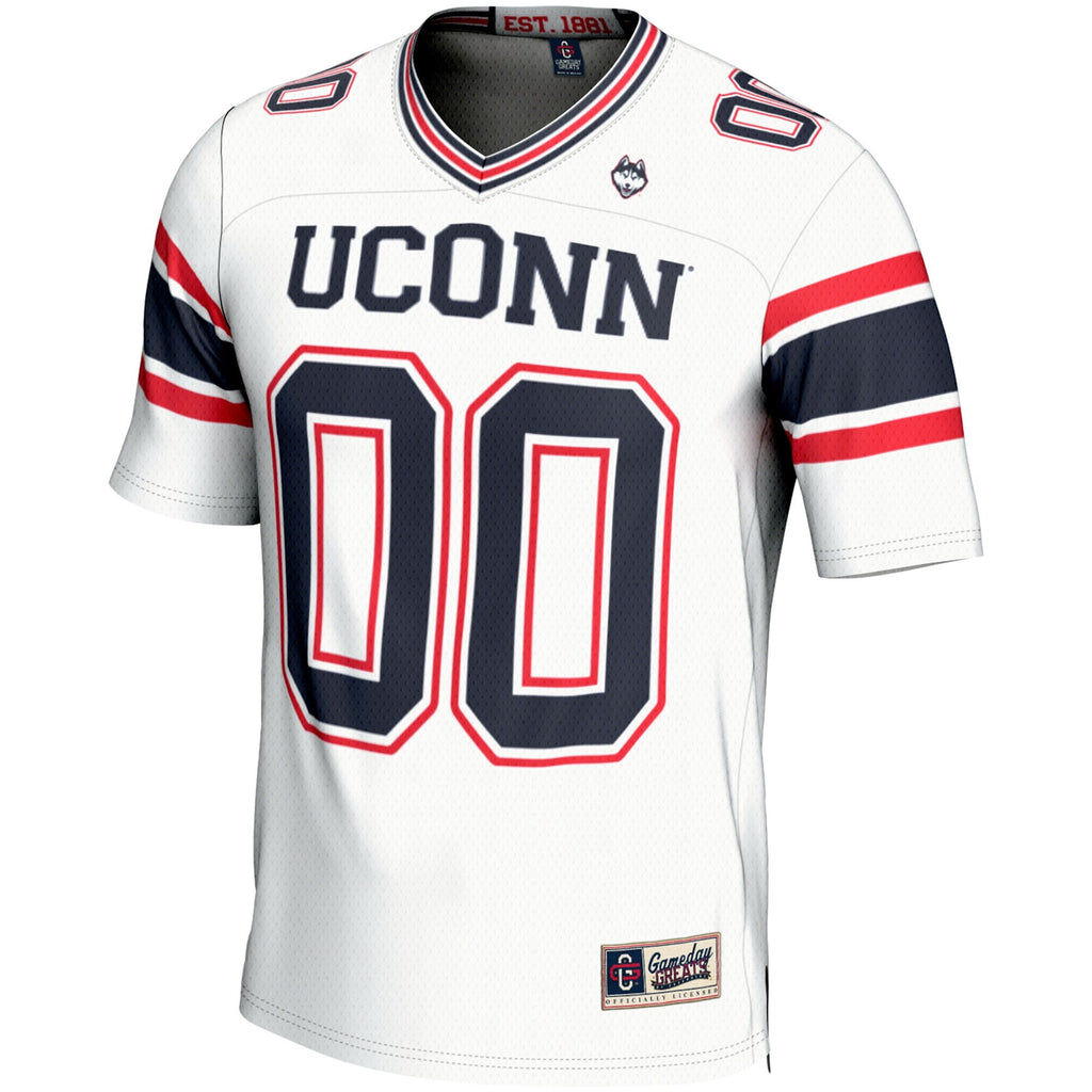 UConn Huskies NIL Pick-A-Player Football Jersey - White product image 3