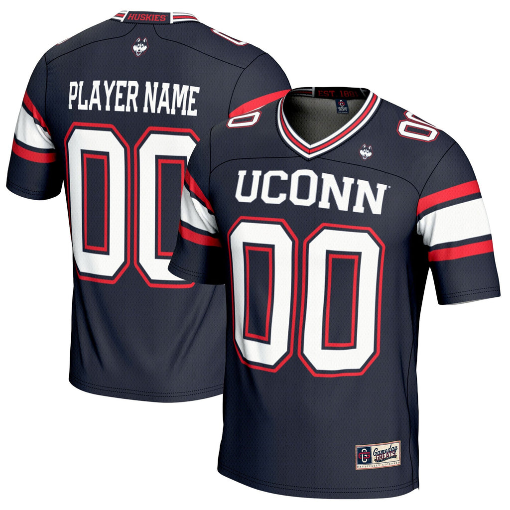 UConn Huskies NIL Pick-A-Player Football Jersey - Navy product image 1