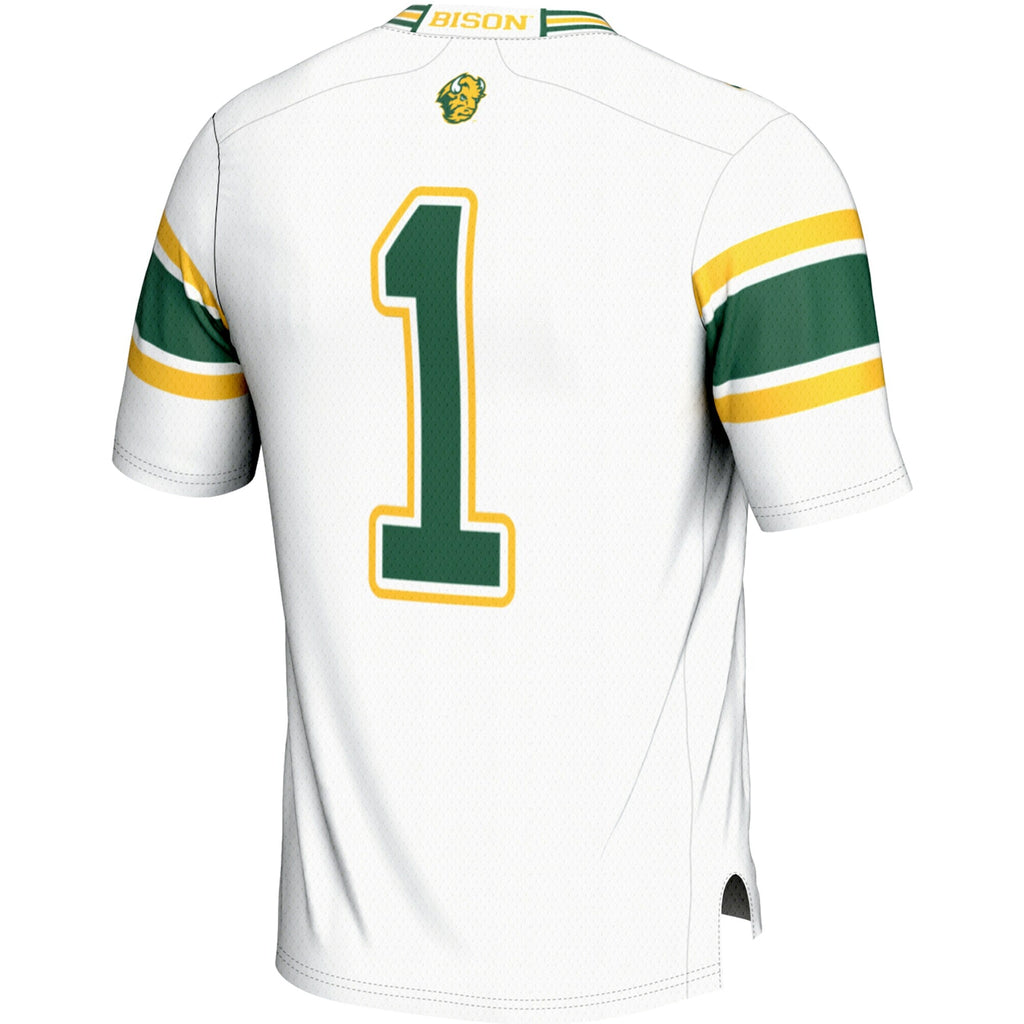 #1 NDSU Bison Endzone Football Jersey - White product image 4