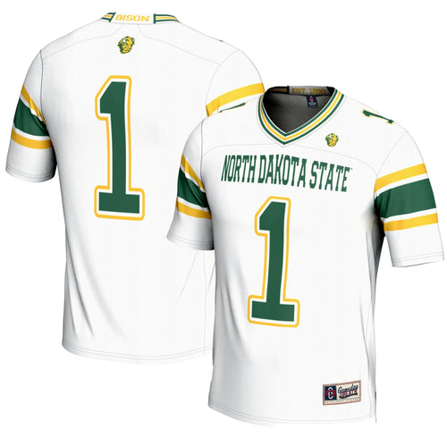 #1 NDSU Bison Endzone Football Jersey - White product image 1