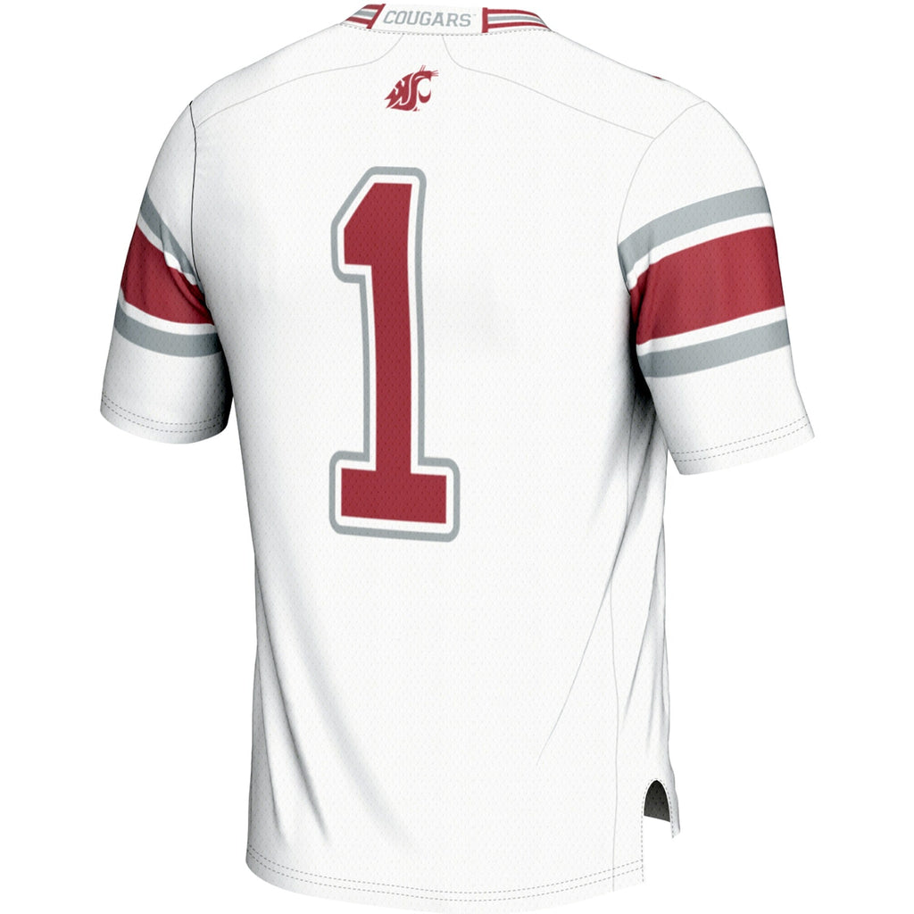 #1 Washington State Cougars Endzone Football Jersey - White product image 4