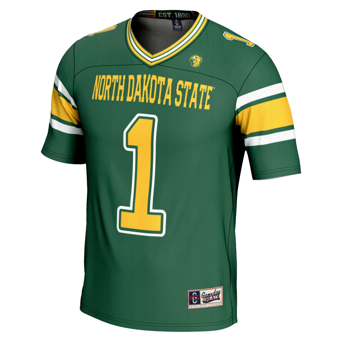 #1 NDSU Bison Endzone Football Jersey - Green product image 3