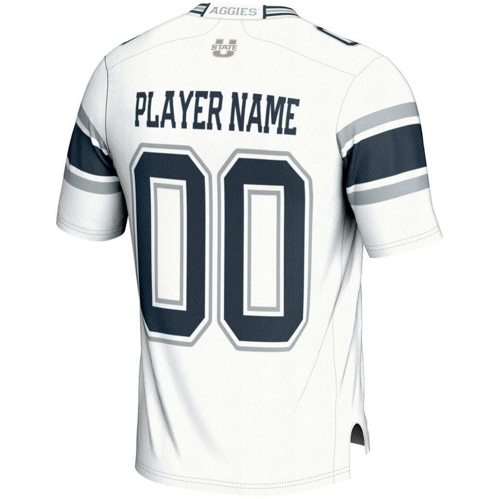 Utah State Aggies NIL Pick-A-Player Football Jersey - White product image 4