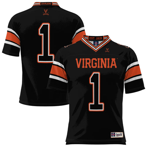 #1 Virginia Cavaliers Endzone Football Jersey - Black product image 2