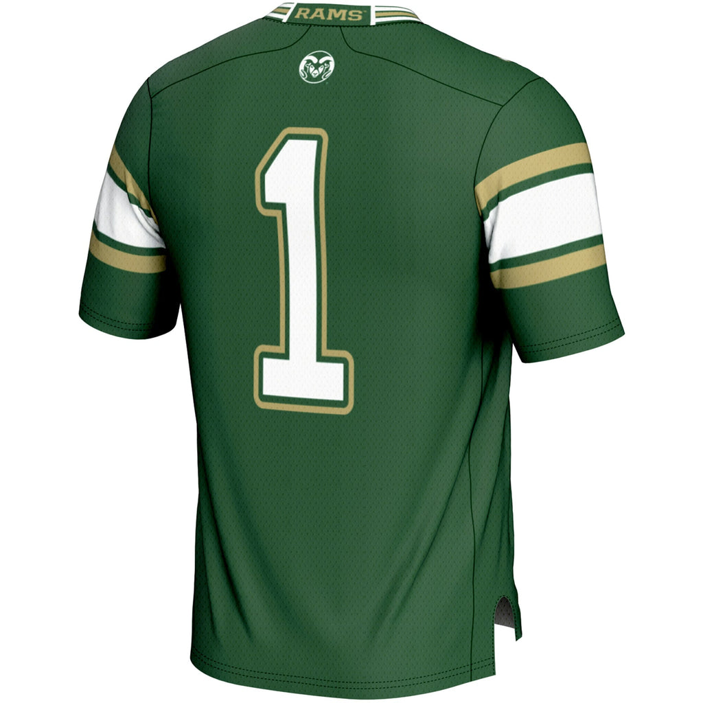 #1 Colorado State Rams Endzone Football Jersey - Green product image 4