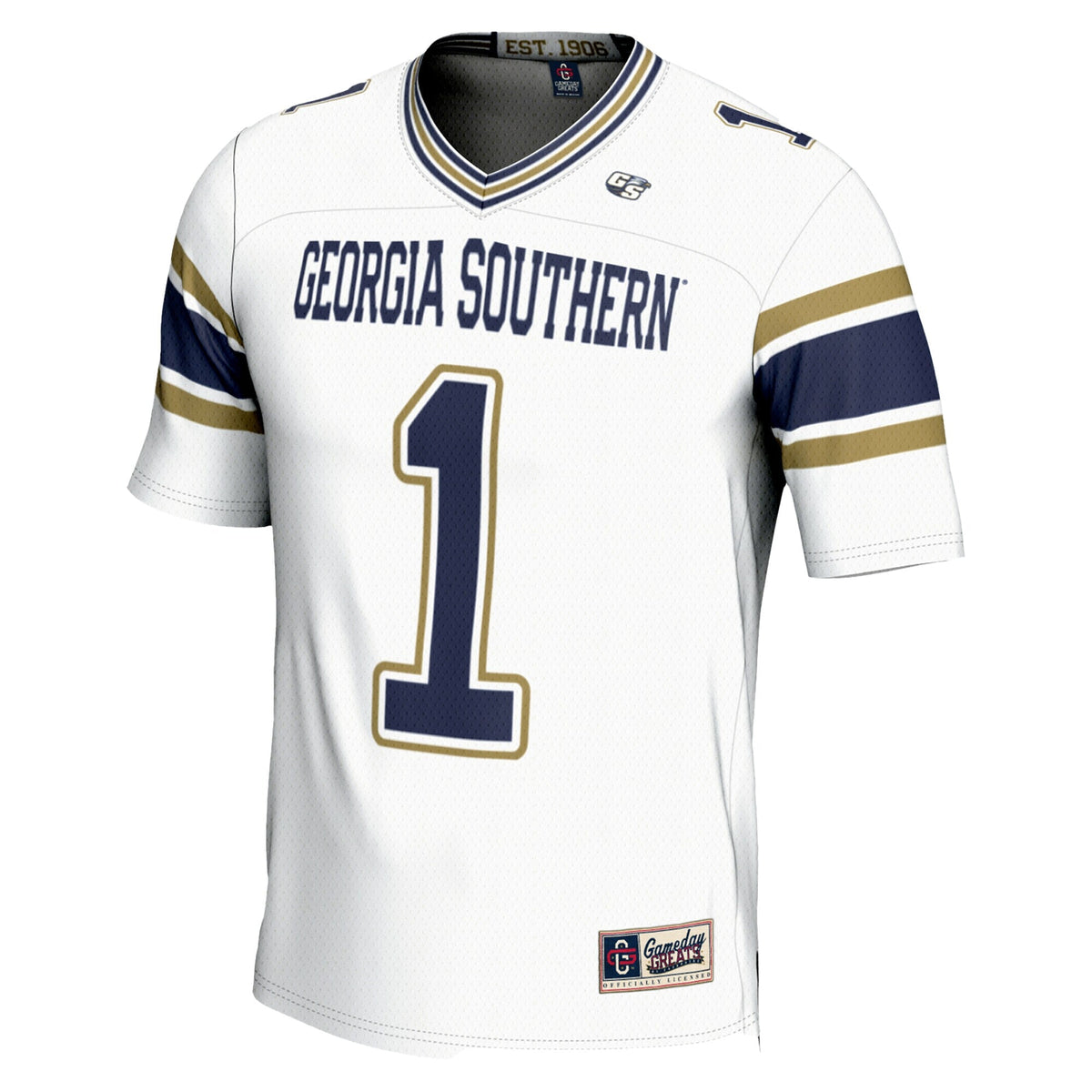 #1 Georgia Southern Eagles Endzone Football Jersey - White product image 3