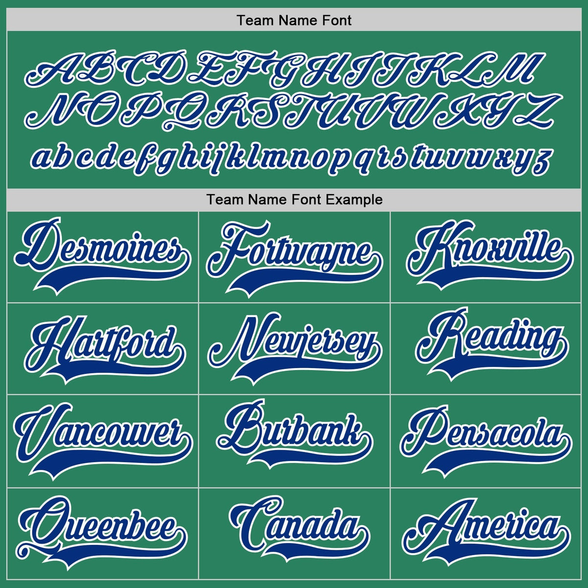Custom Hockey Jersey - Kelly Green Royal-White product image 4