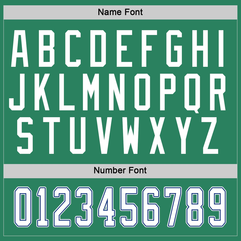 Custom Hockey Jersey - Kelly Green White-Royal product image 3