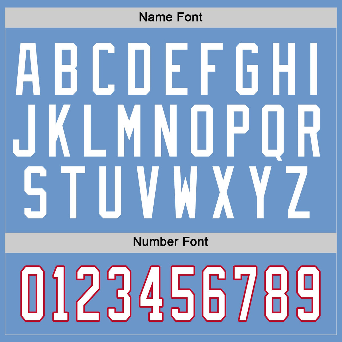 Custom Hockey Jersey - Light Blue White-Red product image 5