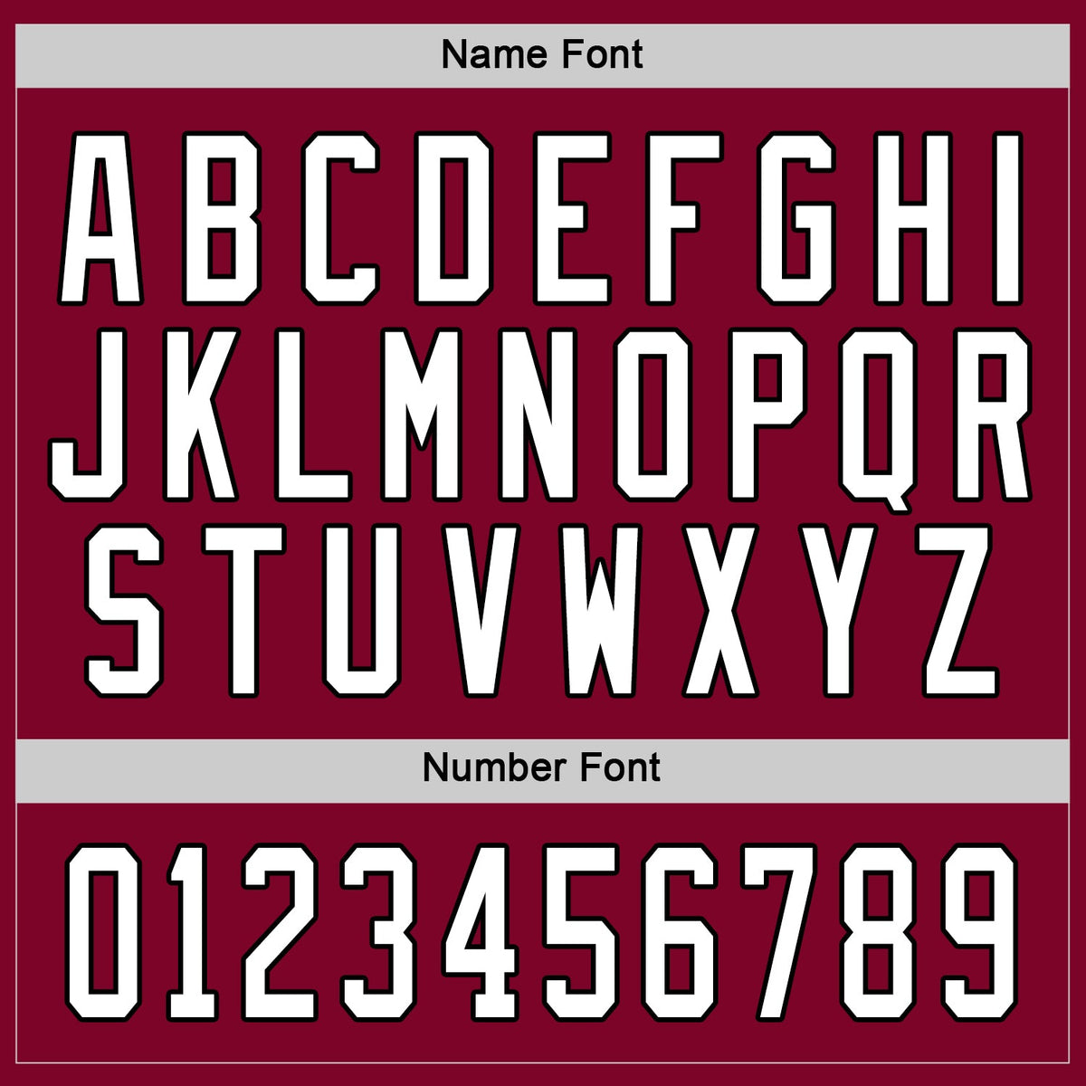 Custom Hockey Jersey - Maroon White-Black product image 3