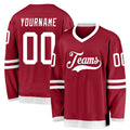 Custom Hockey Jersey - Maroon White product image 1
