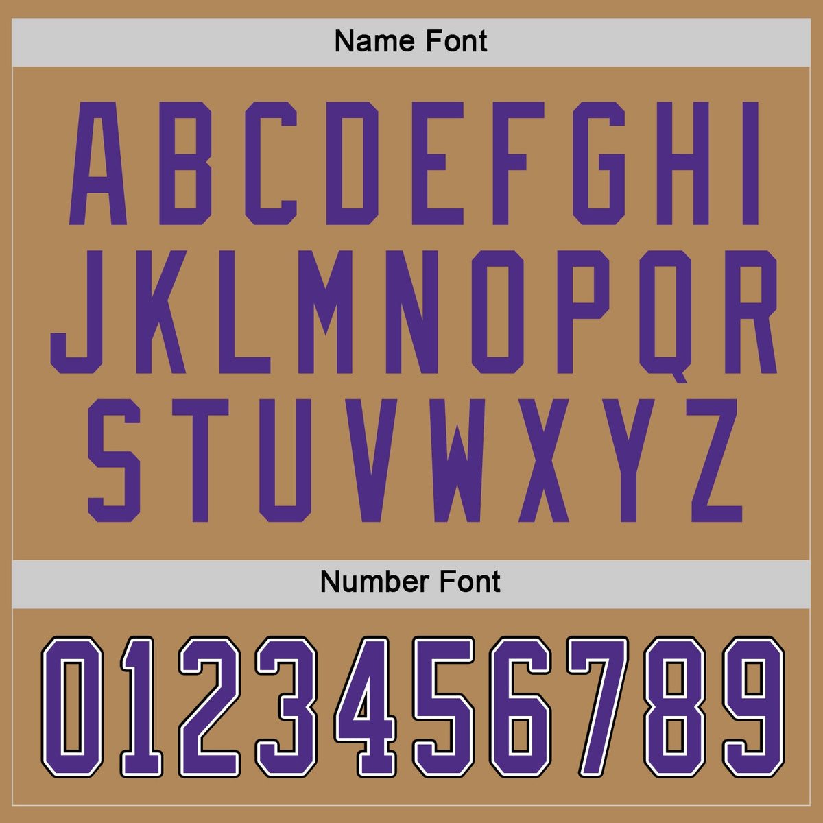 Custom Hockey Jersey - Old Gold Purple-Black product image 3