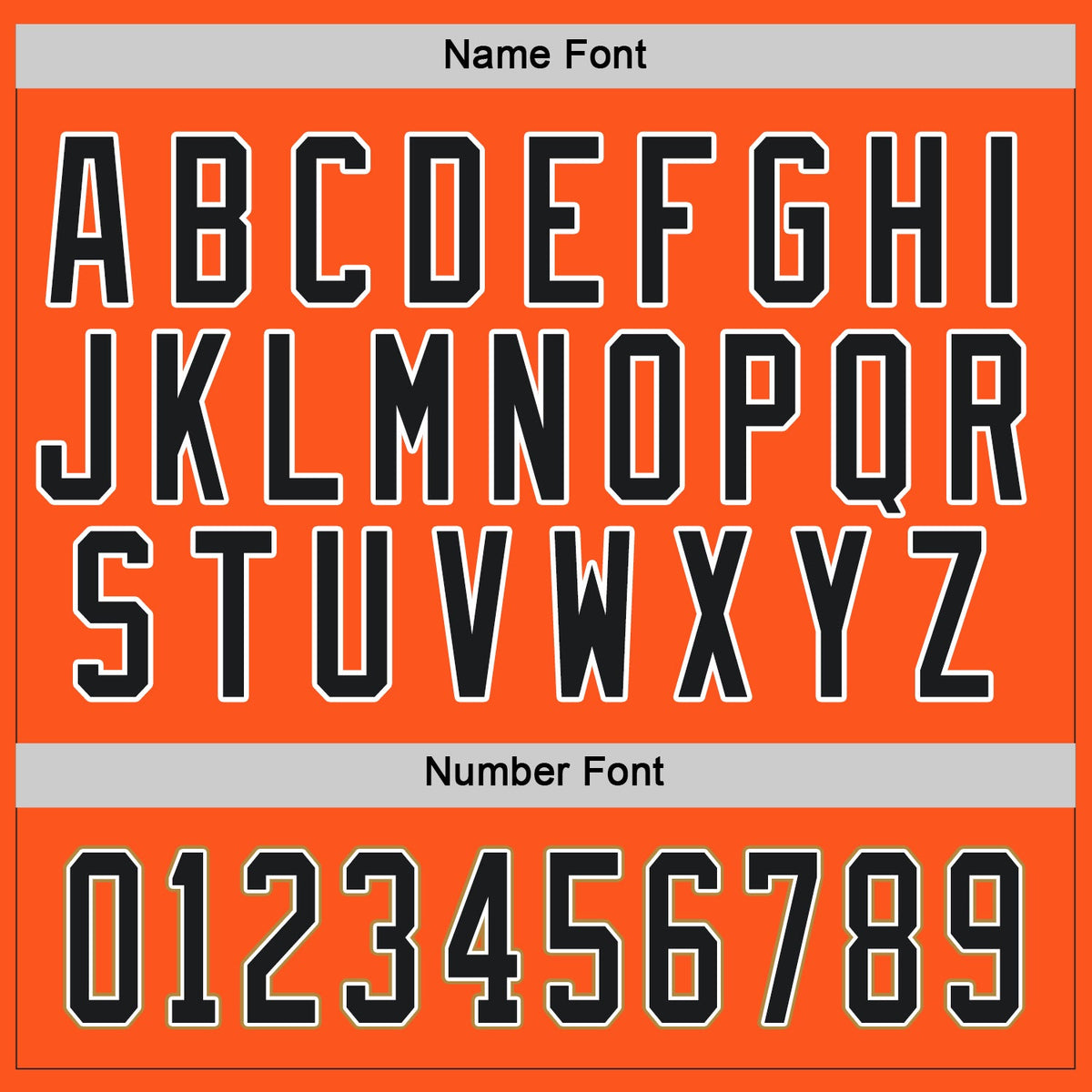 Custom Hockey Jersey - Orange Black-Old Gold product image 5